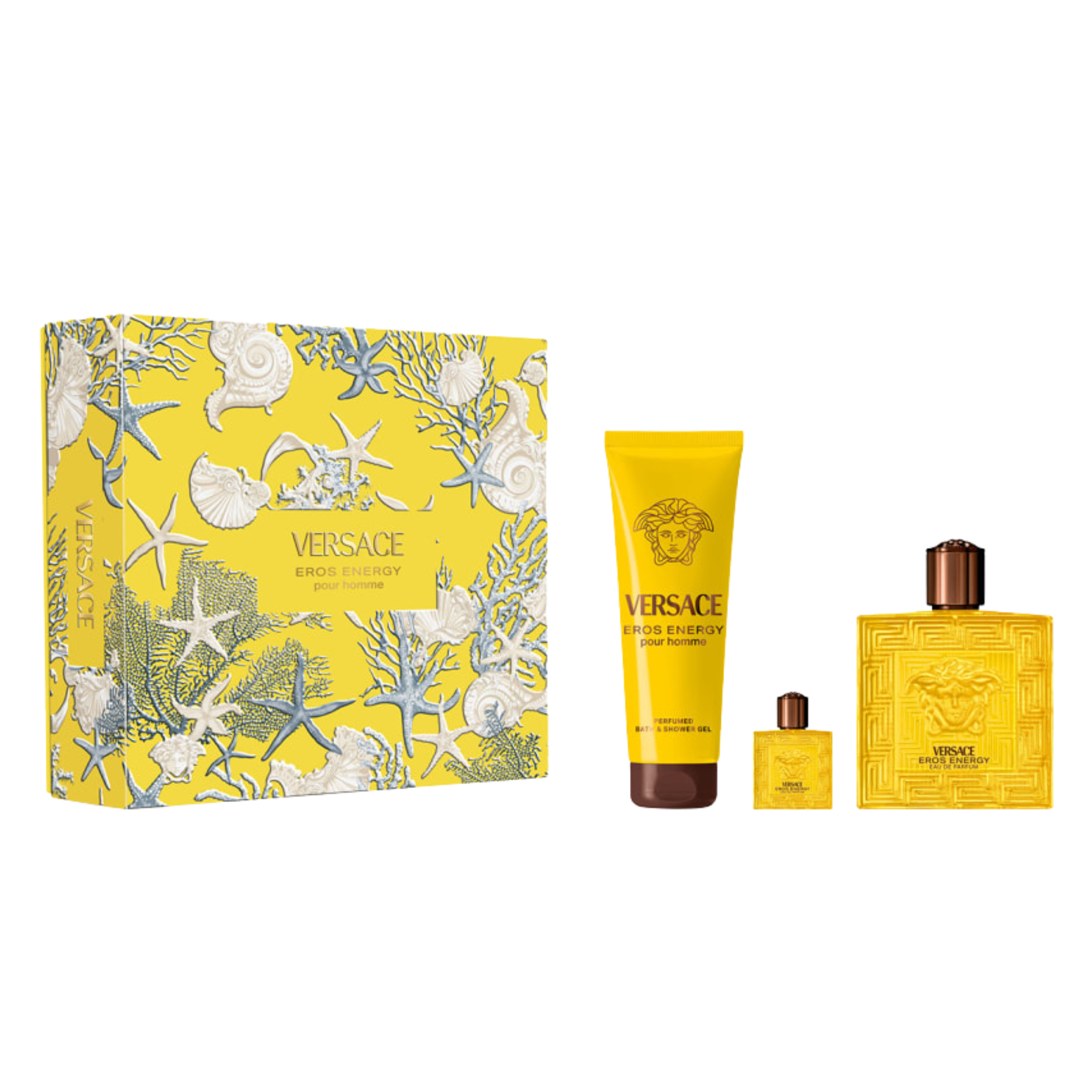 Coffret Versace Eros Energy Eau de Parfum + Shower Gel + Mini EDP