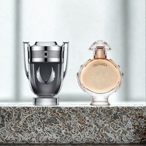 Paco Rabanne Kit Duo Invictus Platinum + Olympea - Poder & Fascínio