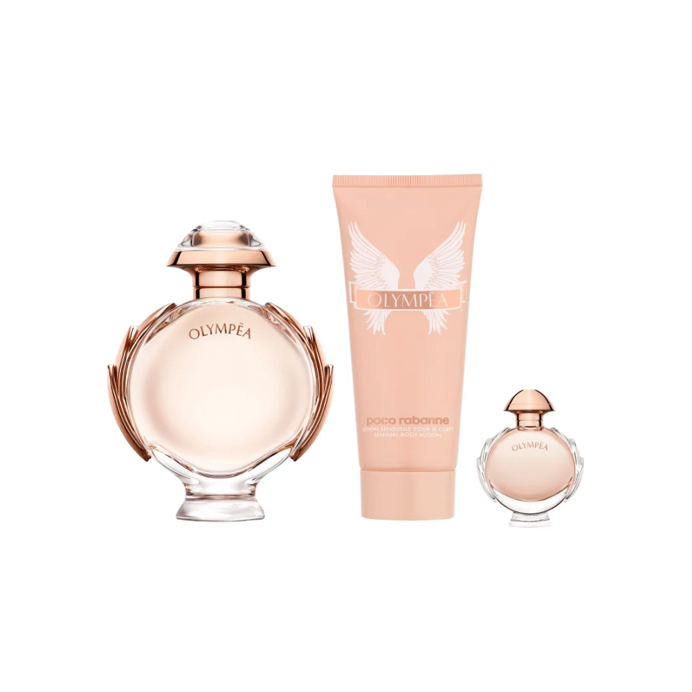Paco Rabanne Kit Olympea Eau de Parfum + Body Lotion + Miniatura Feminino