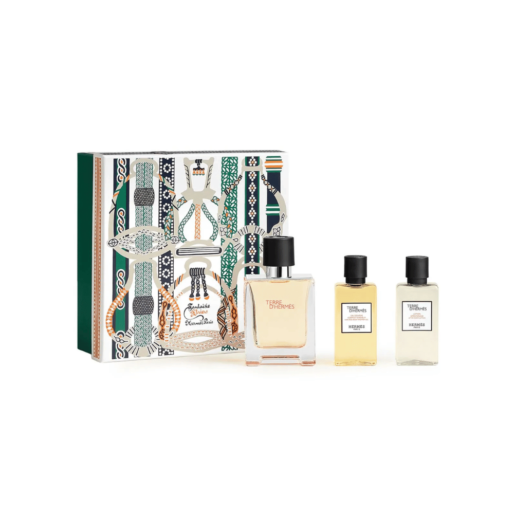 Hermès Kit Terre D'Hermès Eau de Toilette Masculino + Shower Gel + After Shave