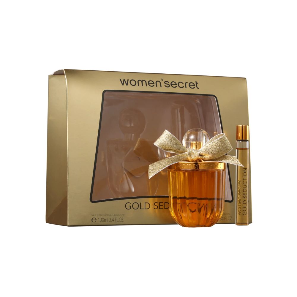 Women Secret Kit Gold Seduction Eau de Parfum Feminino + Roll On