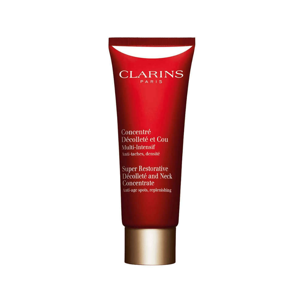 Clarins Creme Anti-idade para Pescoço e Colo Super Restorative Concentrate