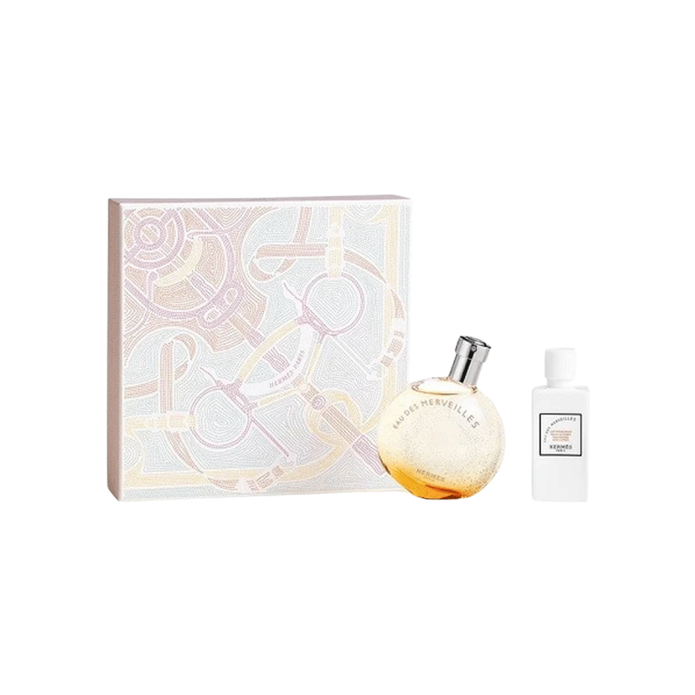 Hermès Kit Eau des Merveilles Eau de Toilette Feminino + Body Lotion