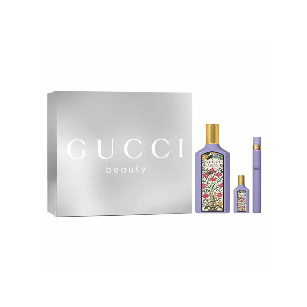Gucci Kit Flora Magnolia Eau de Parfum Feminino + Travel Size + Miniatura