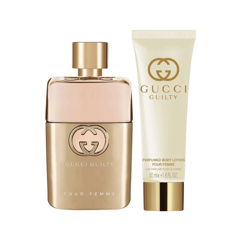 Gucci Guilty Kit Pour Femme Eau de Parfum Feminino + Body Lotion