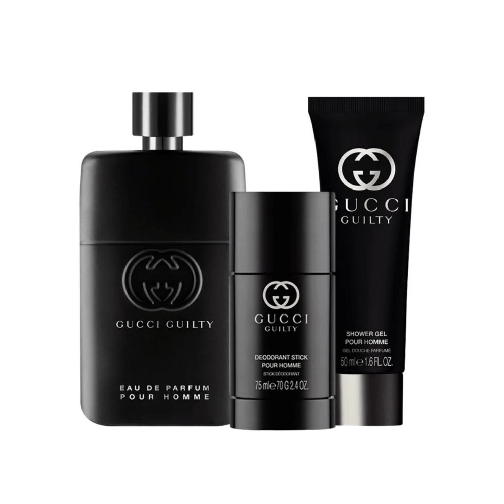 Gucci Kit Guilty Eau de Parfum Masculino + Gel de Banho + Desodorante