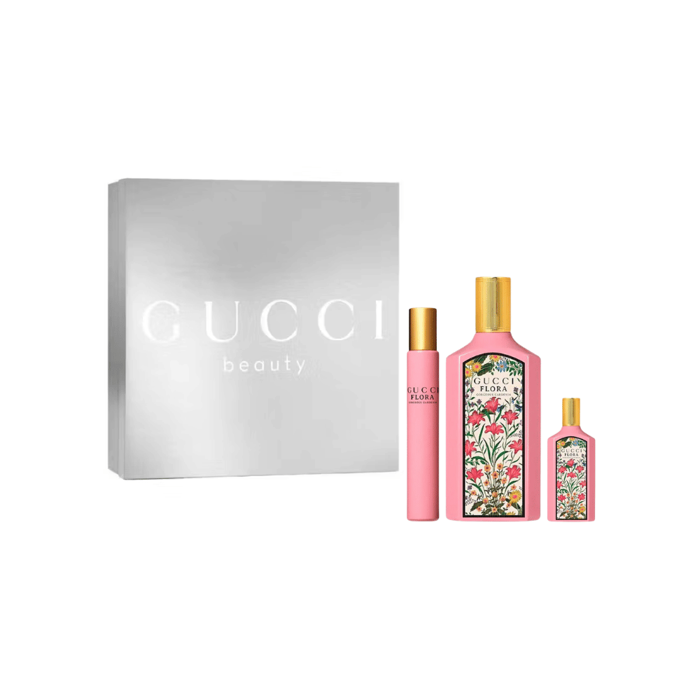 Gucci Kit Flora Gardenia Eau de Parfum Feminino + Travel Size + Miniatura