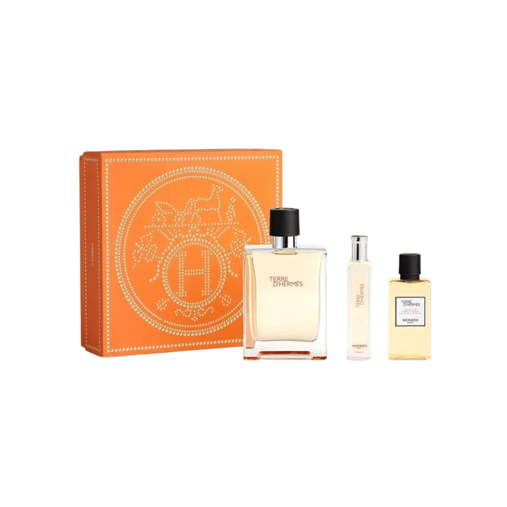 Hermès Kit Terre D'Hermès Eau de Toilette Masculino + Travel Size + Shower Gel