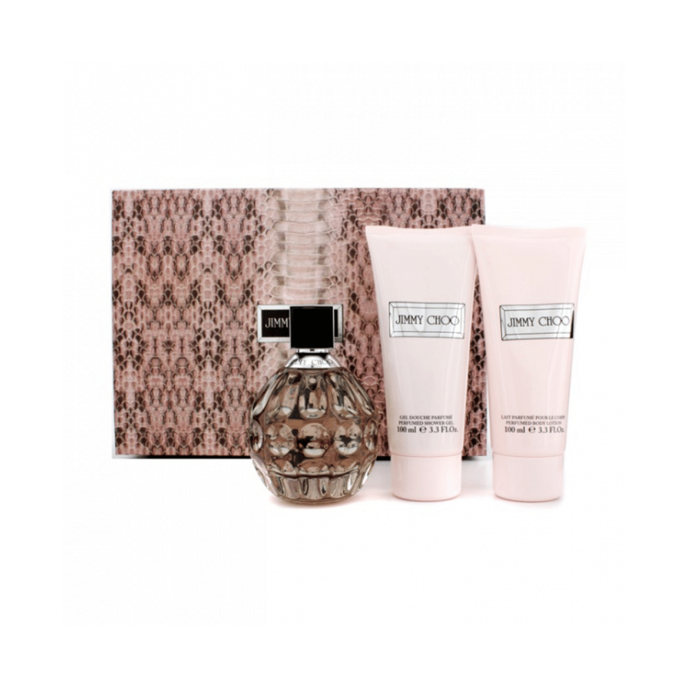 Jimmy Choo Eau de Parfum Feminino + Body Lotion + Shower Gel