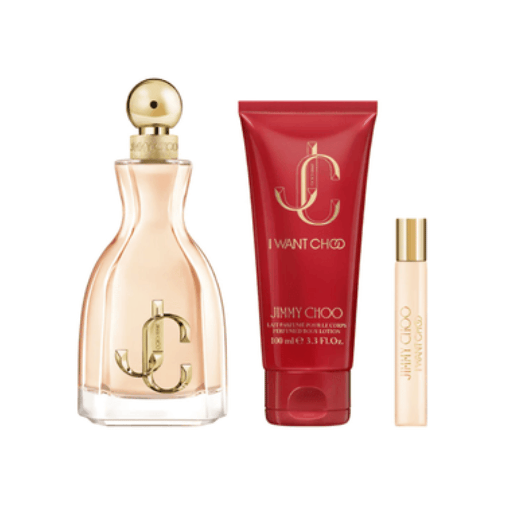 Jimmy Choo Kit I Want Choo Eau de Parfum Feminino + Travel Size + Body Lotion
