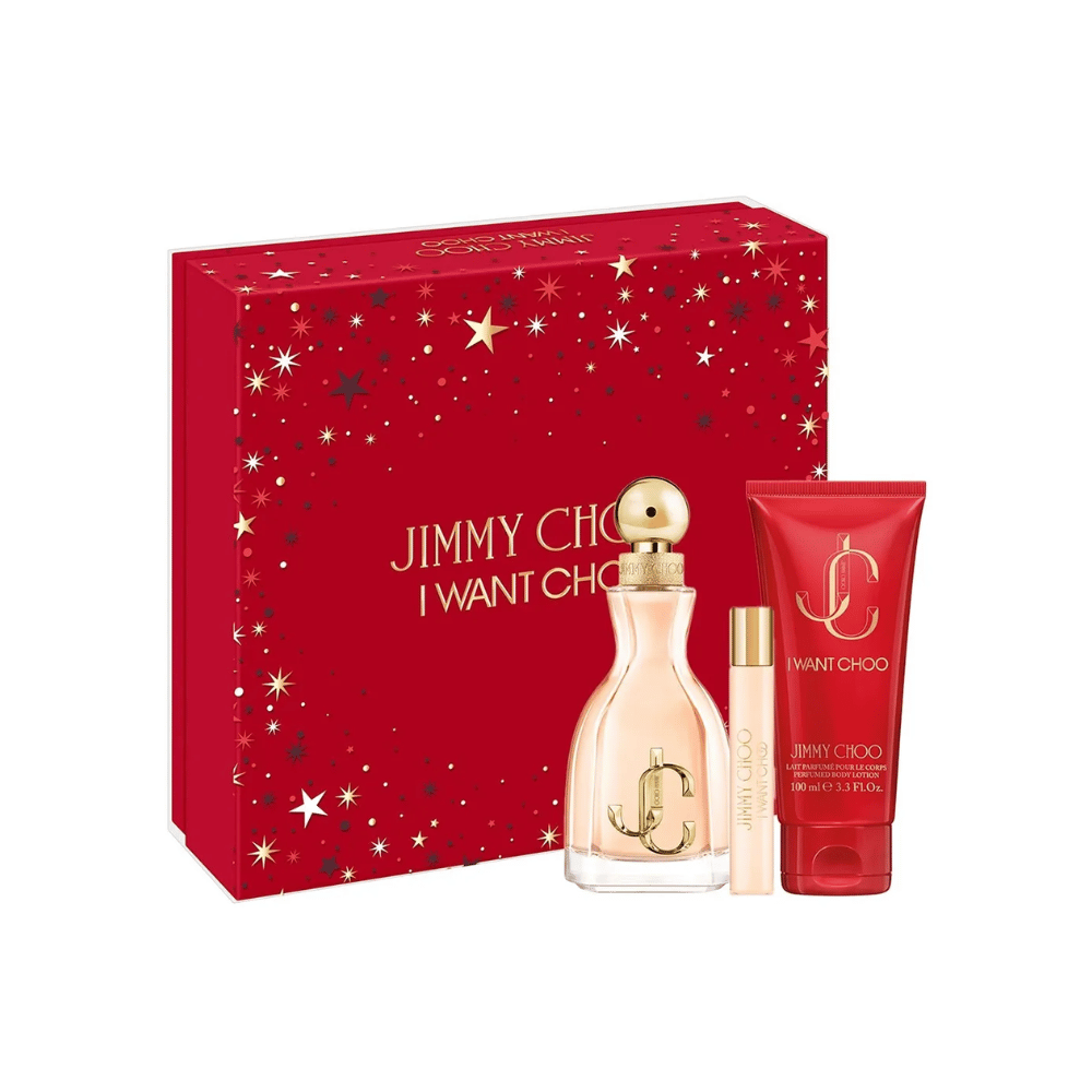 Jimmy Choo Kit I Want Choo Eau de Parfum Feminino + Travel Size + Body Lotion