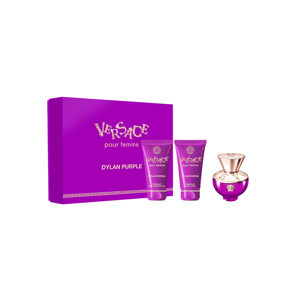 Versace Kit Dylan Purple Eau de Parfum Feminino + Gel de Banho + Loção Corporal