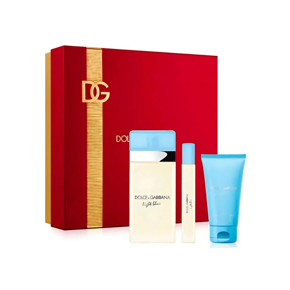 Dolce & Gabbana Kit Light Blue Eau de Toilette Feminino + Body Cream + Travel Size