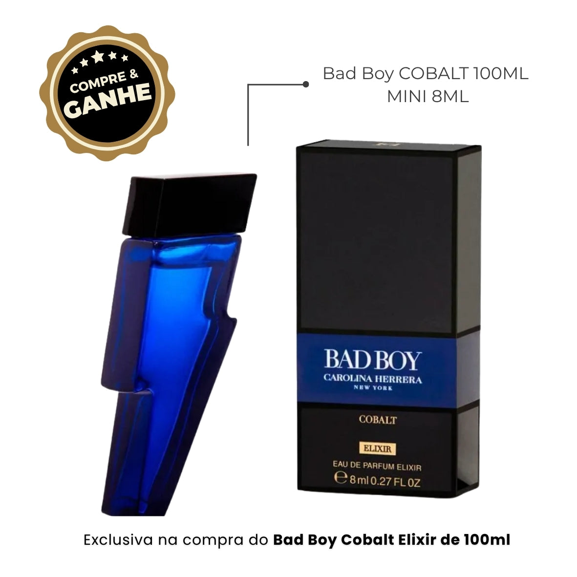 Carolina Herrera Bad Boy Cobalt Elixir Eau de Parfum Masculino