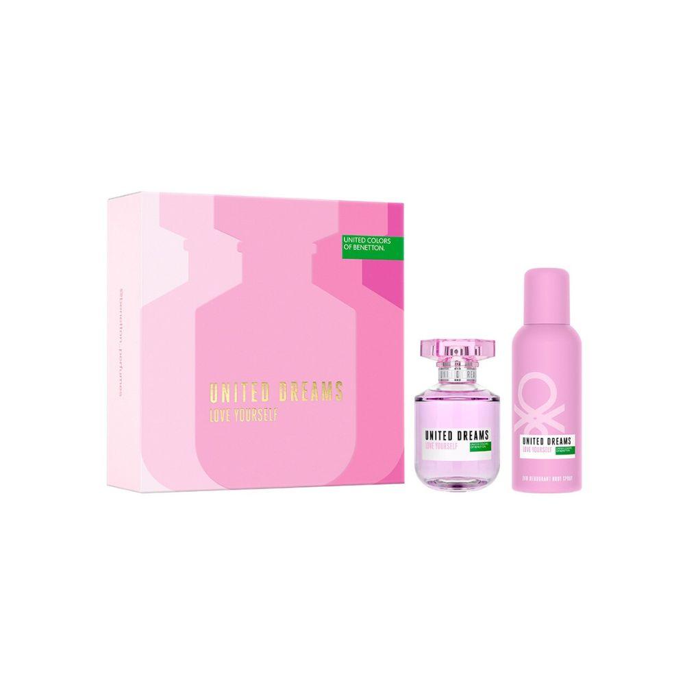 Benetton Kit Love Yourself Eau de Toilette Feminino + Desodorante