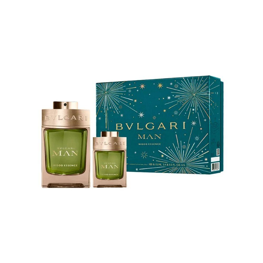 Bvlgari Kit Wood Essence Eau de Parfum Masculino + Miniatura