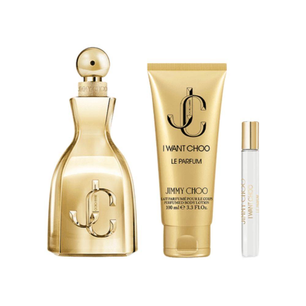 Jimmy Choo Kit I Want Choo Le Parfum + Travel Size + Body Lotion Feminino