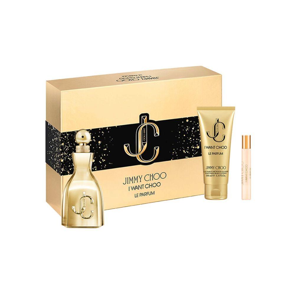 Jimmy Choo Kit I Want Choo Le Parfum + Travel Size + Body Lotion Feminino