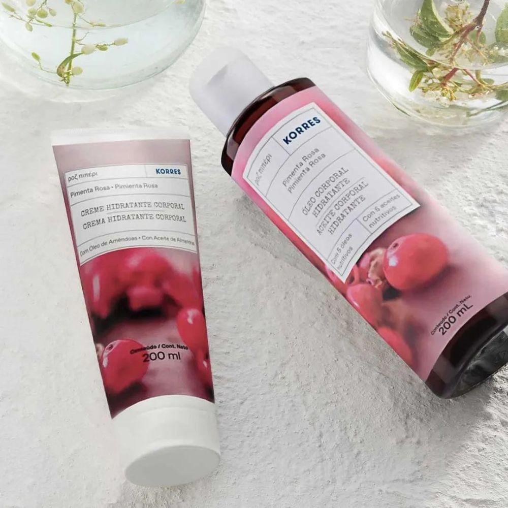 Korres Óleo Corporal Hidratante Pimenta Rosa