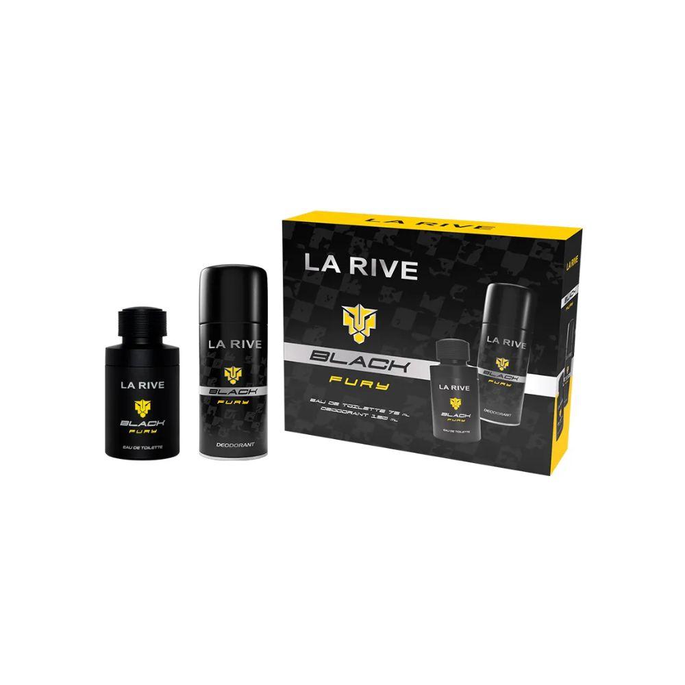 La Rive Kit Black Fury Eau de Toilette Masculino + Desodorante