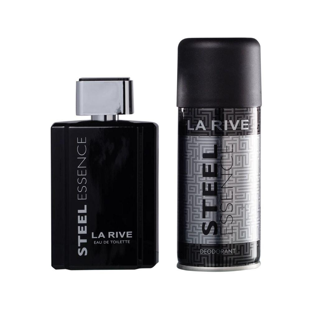 La Rive Kit Steel Essence Eau de Toilette Masculino + Desodorante