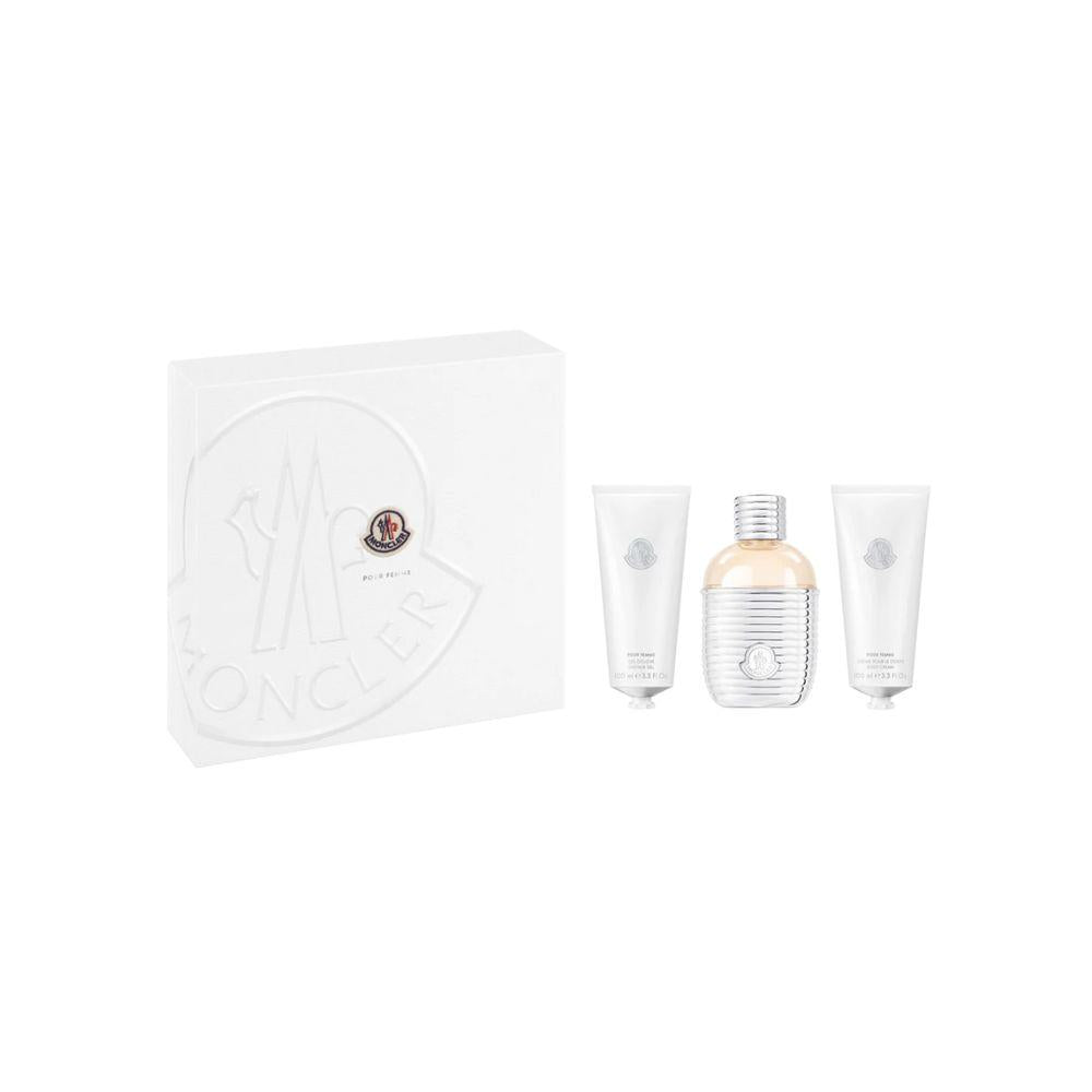Moncler Kit Pour Femme Eau de Parfum Feminino + Shower Gel + Body Lotion