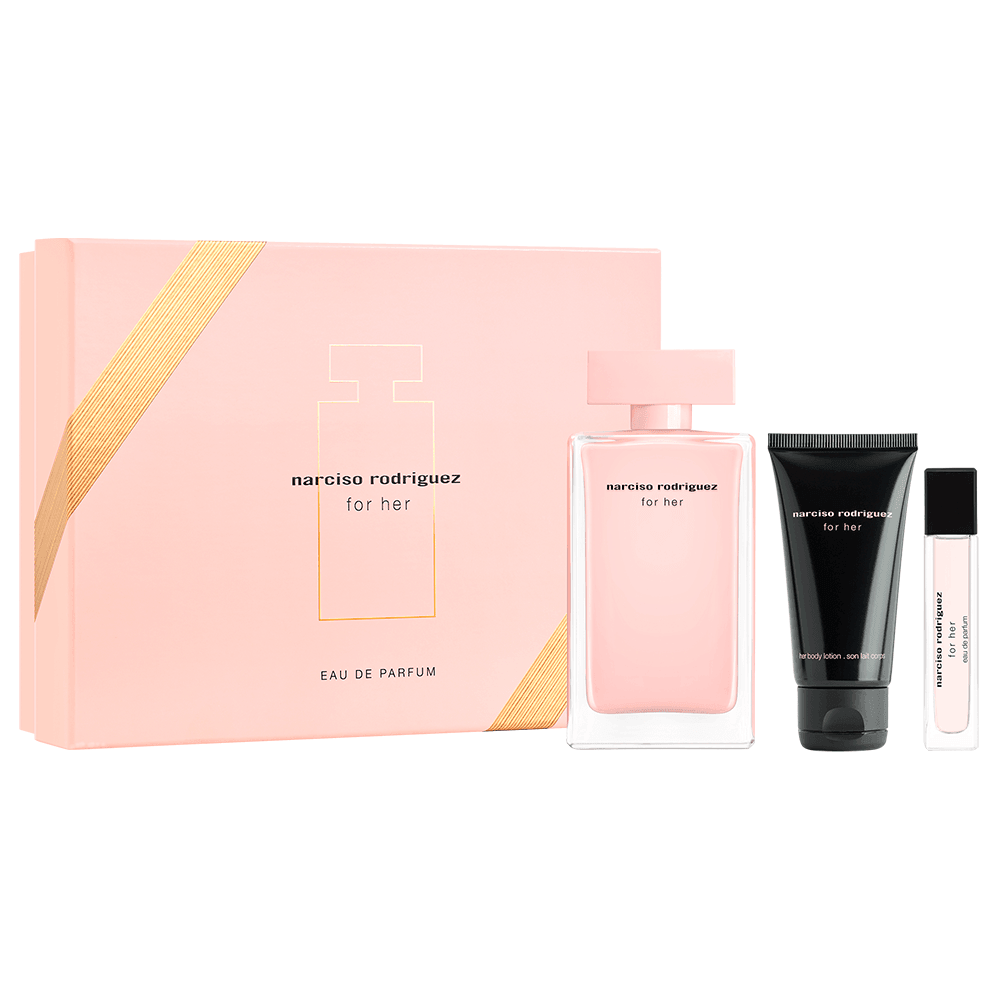 Narciso Rodriguez Kit For her+Body Lotion+Travel Eau De Parfum