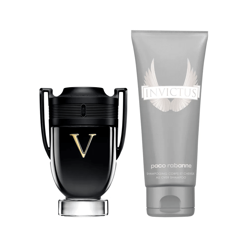 Paco Rabanne Kit Invictus Victory Eau De Parfum+Shampoing Corps Et Cheveux Masculino