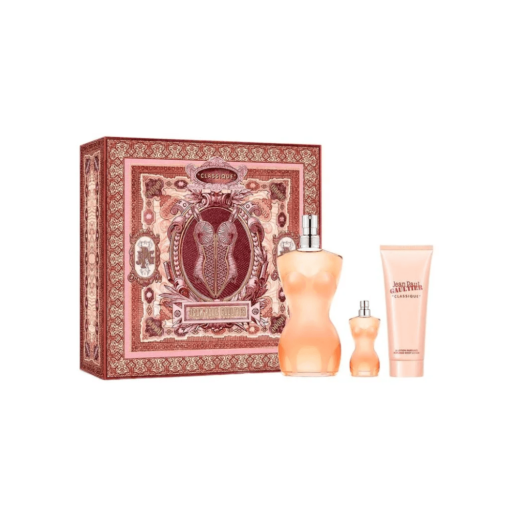 Jean Paul Gaultier Kit Classique Eau de Toilette Feminino + Body Lotion + Miniatura