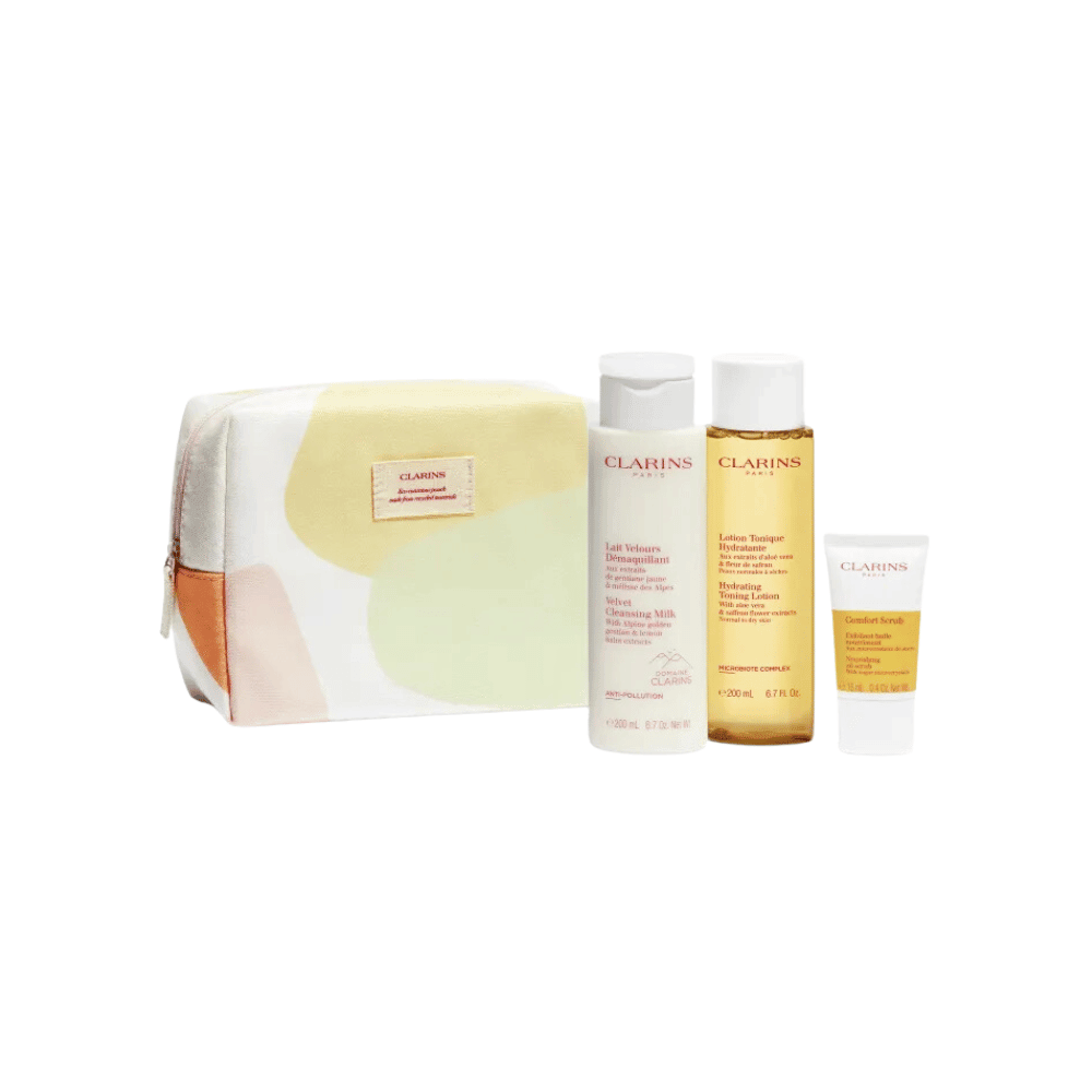 Clarins Kit Limpeza de Pele Cleansing Essentials - Pele Normal à Seca