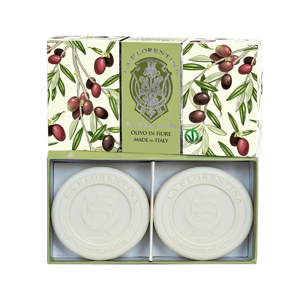 La Florentina Sabonete Olive Flowers - 2 Unidades