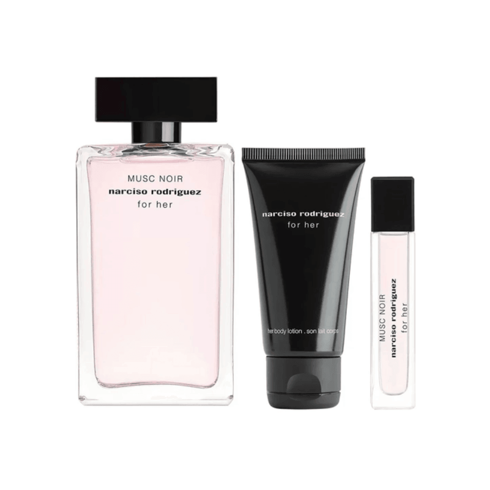 Narciso Rodriguez Kit For Her Musc Noir Eau de Parfum Feminino + Body Lotion + Travel