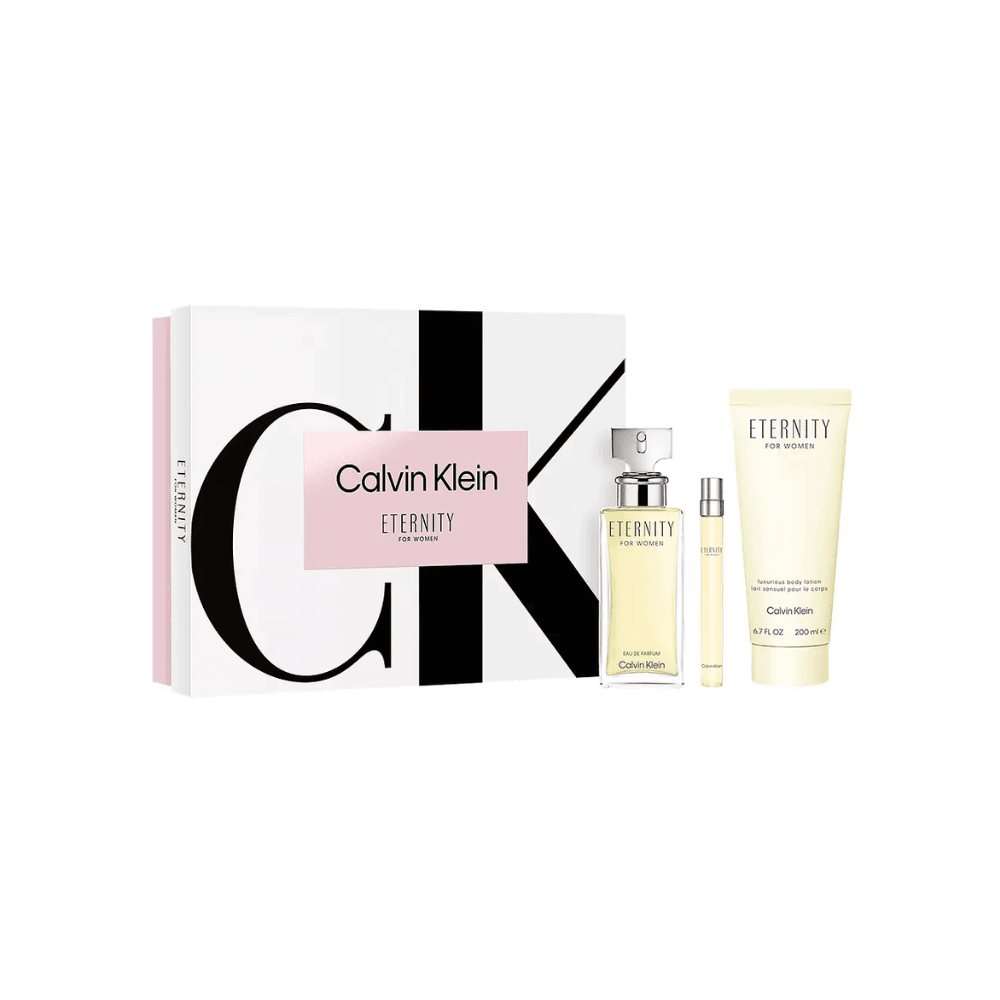 Calvin Klein Kit Eternity For Women Eau de Parfum Feminino + Travel + Body Lotion