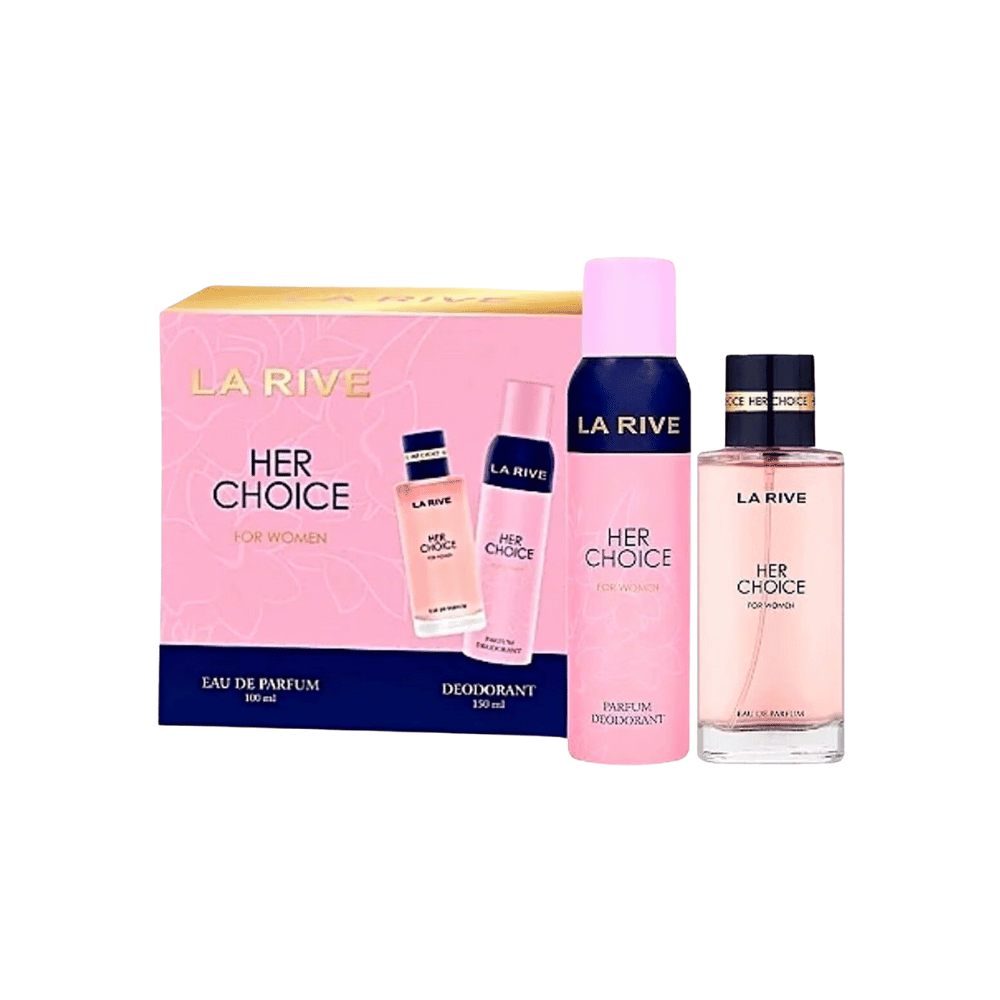 La Rive Kit Her Choice Eau de Toilette Feminino + Desodorante