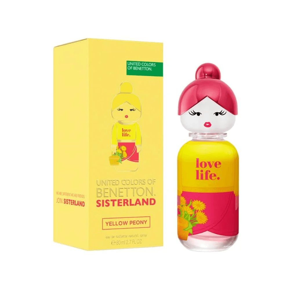 Benetton Sisterland Yellow Peony Eau de Toilette Feminino