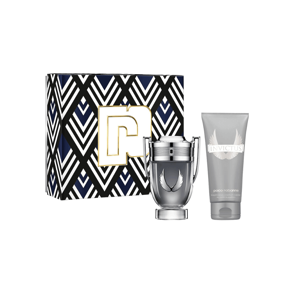 Paco Rabanne Kit Invictus Platinum Eau de Parfum 100ml + Shower Gel 100ml Masculino
