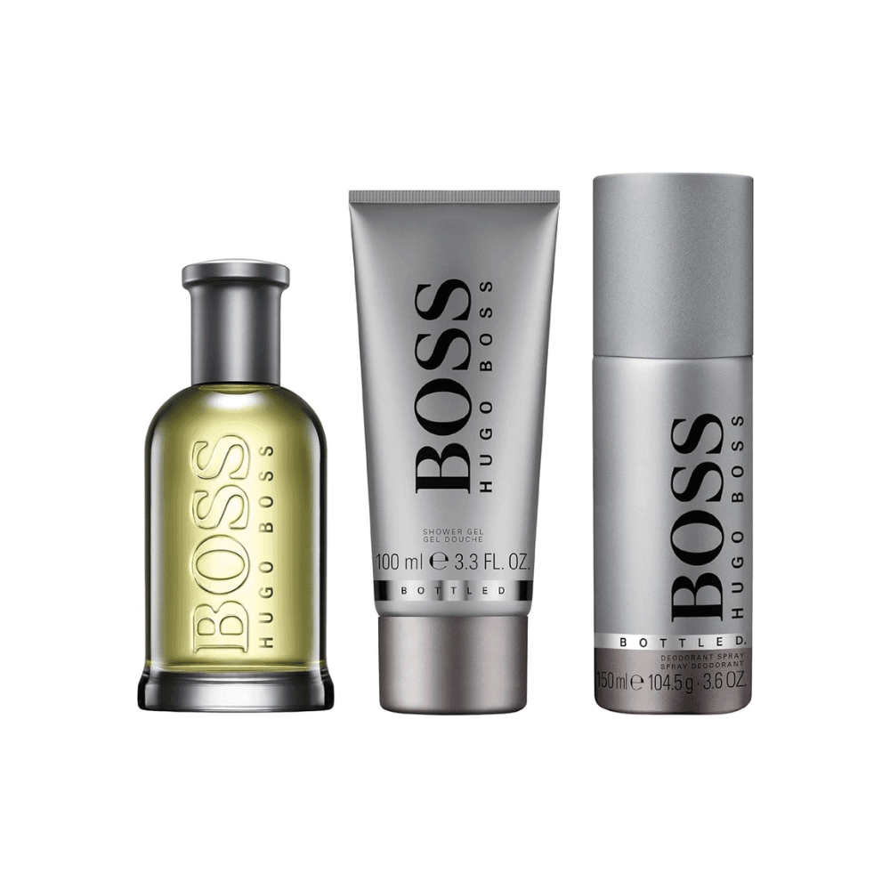 Hugo Boss Kit Bottled Eau de Toilette Masculino + Shower Gel + Desodorante