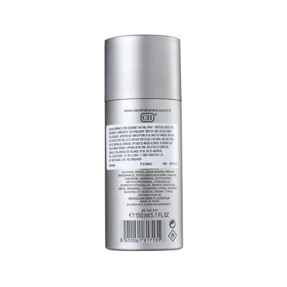Carolina Herrera 212 Men Desodorante