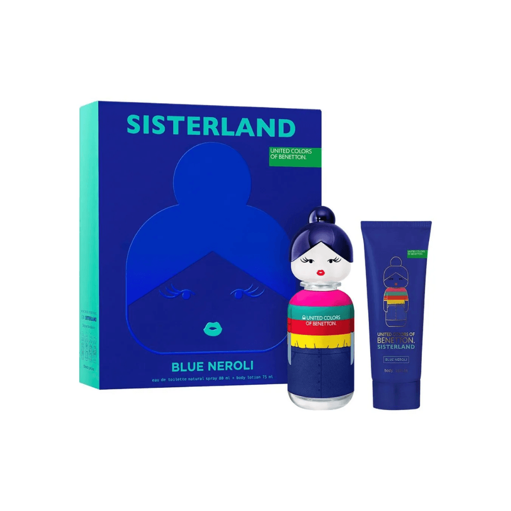 Benetton Kit Sisterland Blue Neroli+Body Lotion Eau de Toilette Feminino