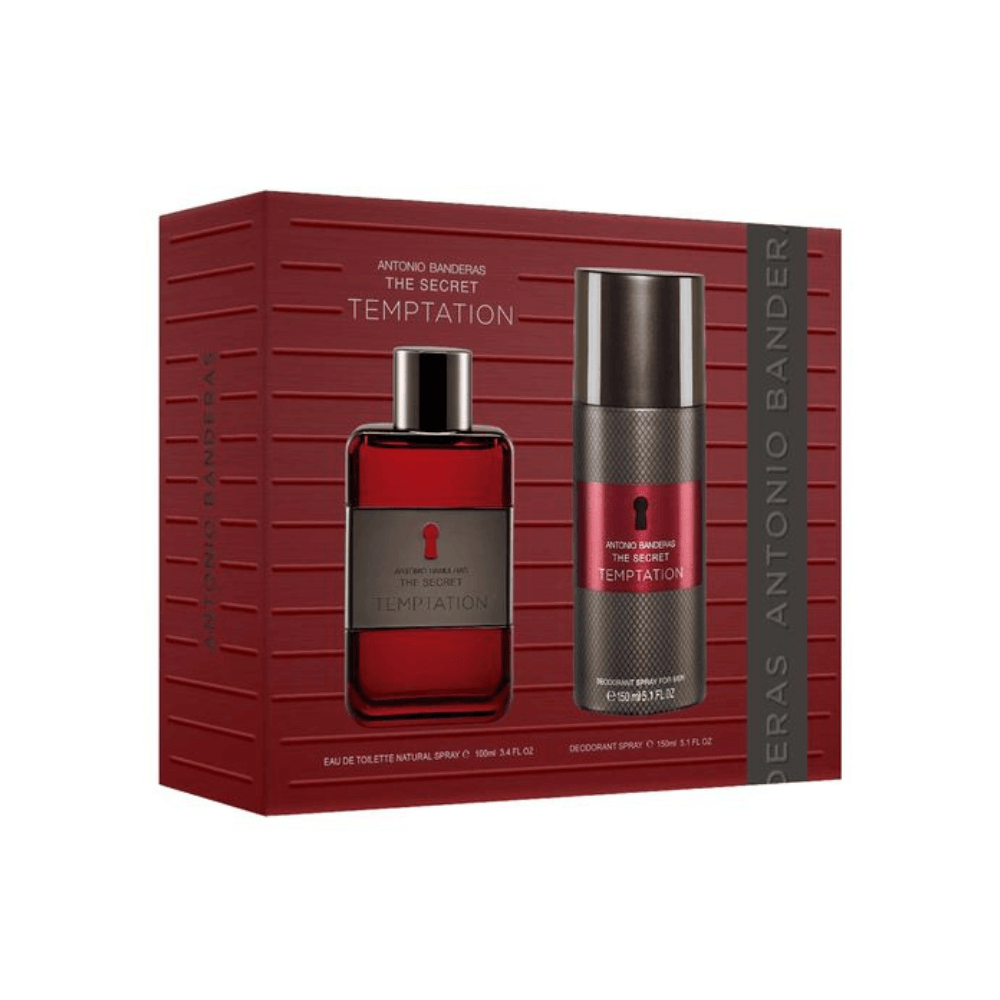 Antonio Banderas Kit Temptation Eau de Toilette Masculino + Desodorante