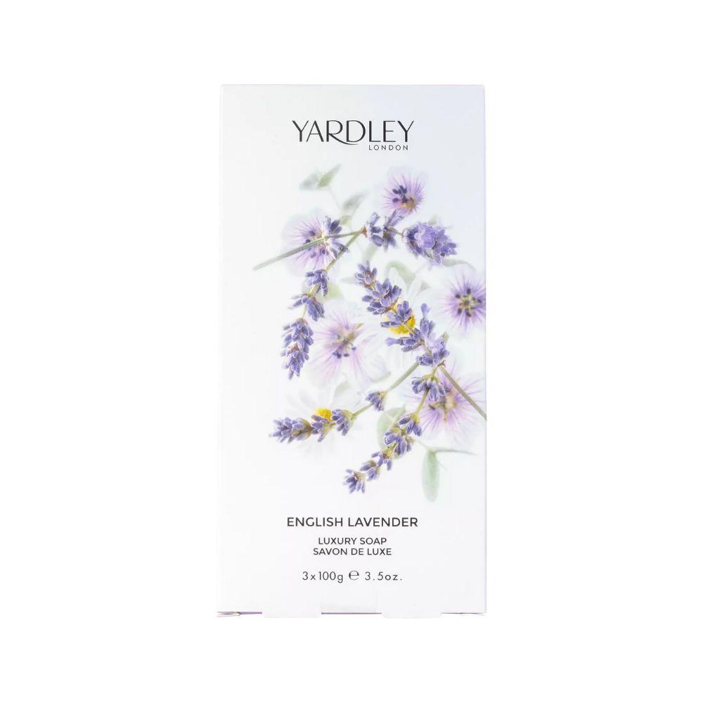Yardley English Lavender Sabonete de Luxo Caixa com 3