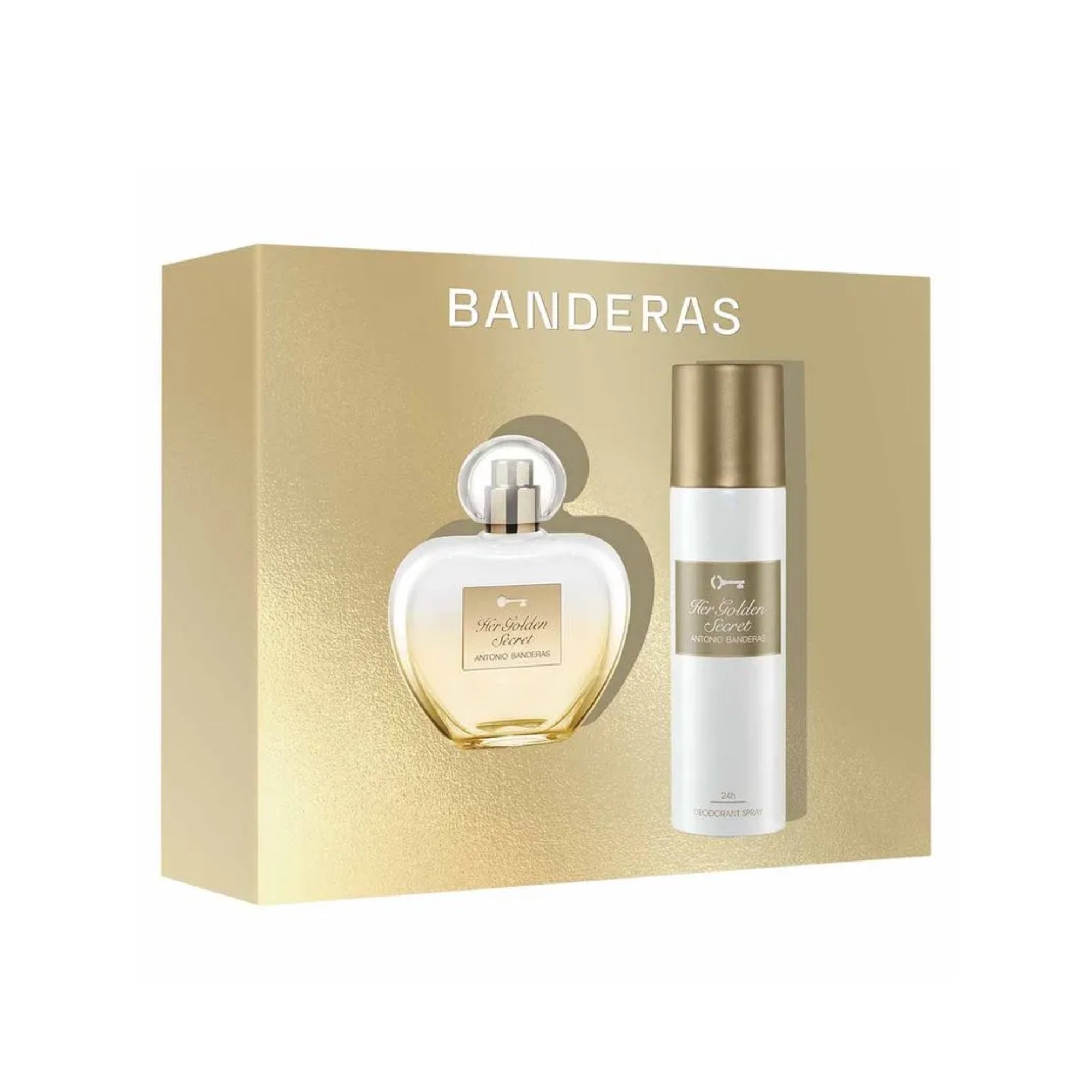 Kit Coffret Antonio Banderas Her Golden Secret + Deo Eau de Toilette