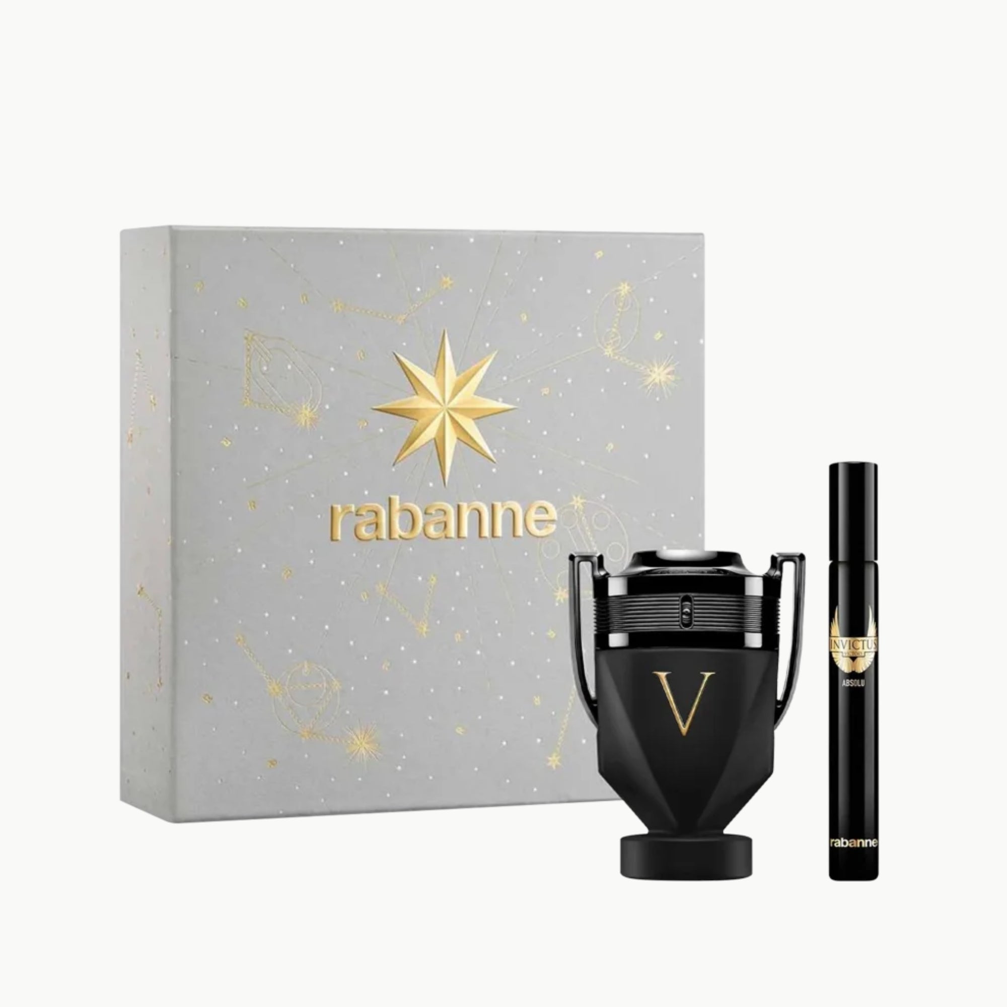 Coffret Paco Rabanne Invictus Victory Absolu Parfum Intense + Travel Spray For Men