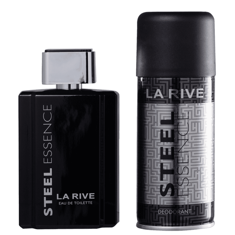 La Rive Kit Steel Essence+Deo Eau De Toilette Masculino