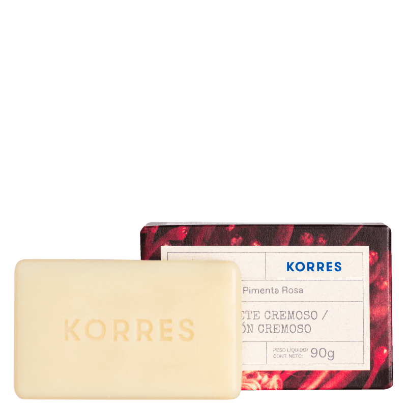 Korres Sabonete em Barra Pimenta Rosa