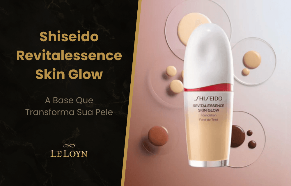 Descubra a Nova Shiseido Revitalessence Skin Glow Foundation