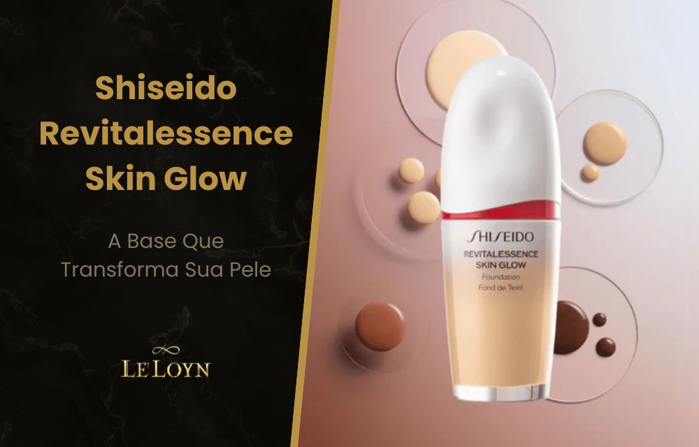 Descubra a Nova Shiseido Revitalessence Skin Glow Foundation