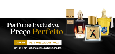 Perfume Exclusivo, Preço Perfeito - Cupom de 15%OFF