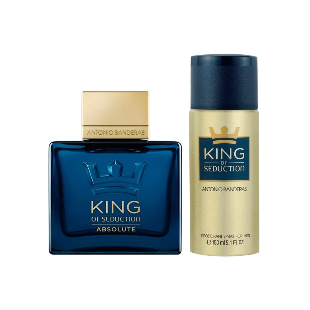 Antonio Banderas Kit King Of Seduction Absolute+Deo Eau De Toilette Masculino