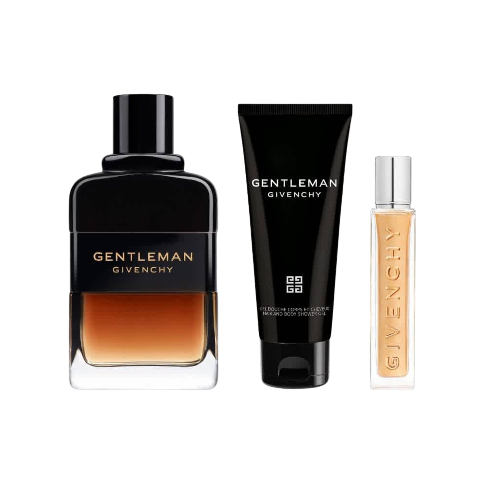 Coffret Givenchy Gentleman Reserve Prive Eau de Parfum + Shower Gel + Travel Size